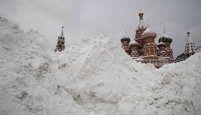 ماسکو میں برفباری کا 33 سالہ ریکارڈ ٹوٹ گیا
