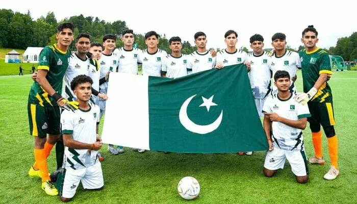 پاکستان سڑیٹ چلڈرن فٹبال ٹیم کی ناروے کپ میں دوسری پوزیشن